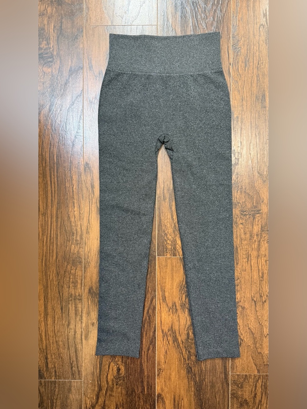 Muk Luks Charcoal Gray Stretch Leggings